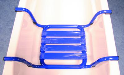 Siège de bain suspendu sans dossier bleu